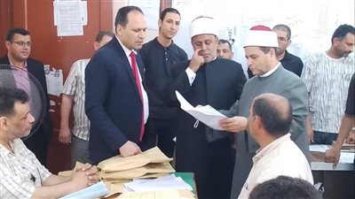 قيادات قطاع المعاهد الأزهرية تتابع كنترول الشهادة الإعدادية بالإسماعيلية (صور) 
