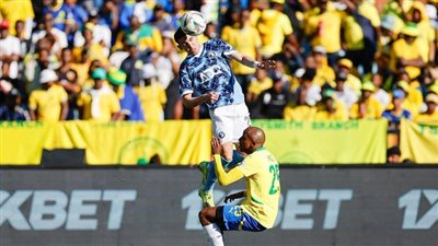 ريبيرو يسجل الهدف الأول لـ صن داونز في مرمى بيراميدز 