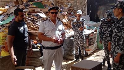 حملة مكبرة لإزالة أماكن النباشين بقرية الحجاز في الإسماعيلية (صور) 