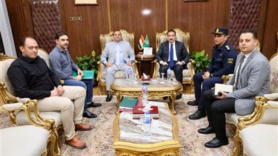 محافظ المنوفية يلتقي رئيس الجهاز التنفيذي لمياه الشرب والصرف الصحي الجديد 
