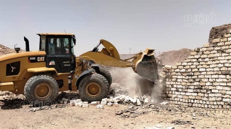 حملة ازالة فى اسوان