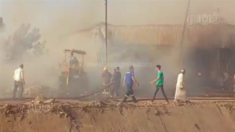 حريق يلتهم مصنعا