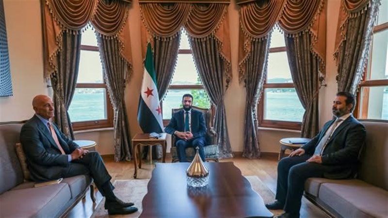 لقاء الشرع مع المبعوث