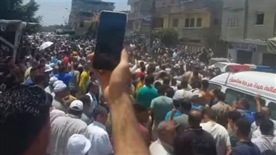 في جنازة شعبية مهيبة، الدقهلية تشيع جثمان الشيخ سيد سعيد (صور)