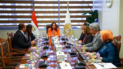 وزيرة التنمية المحلية تبحث مع الرئيس التنفيذي لهيئة فولبرايت مصر مجالات التعاون المشترك