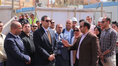 محافظ دمياط ونائب وزير الصحة يتفقدان مشروع تطوير مستشفى فارسكور المركزي