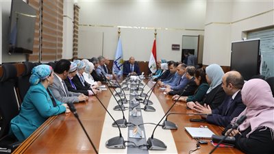 محافظ القاهرة يلتقى أعضاء لجنة مسابقة التحول الرقمي