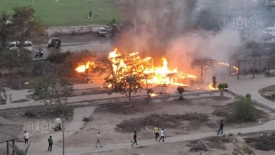 الحماية المدنية تنجح في السيطرة على حريق بحديقة الأمل بالمحلة (صور)