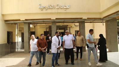 محافظ الوادي الجديد يتابع خدمات التأمين الصحي بالخارجة 