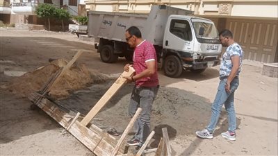 حملة مكبرة لإزالة المخالفات برأس البر تنجح في التصدي للتعديات بالامتداد العمراني