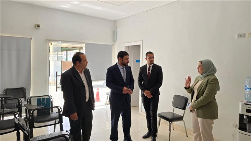 استقبال وفد الملحقية