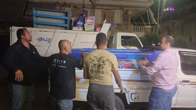 حملة مكبرة لرفع الإشغالات وغلق الجراجات المخالفة بمدينة رأس البر (صور)