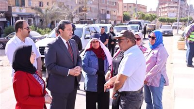 محافظ دمياط يتفقد ميدانيا أعمال صيانة وتطوير طريق 191 بمدينة الروضة (صور)