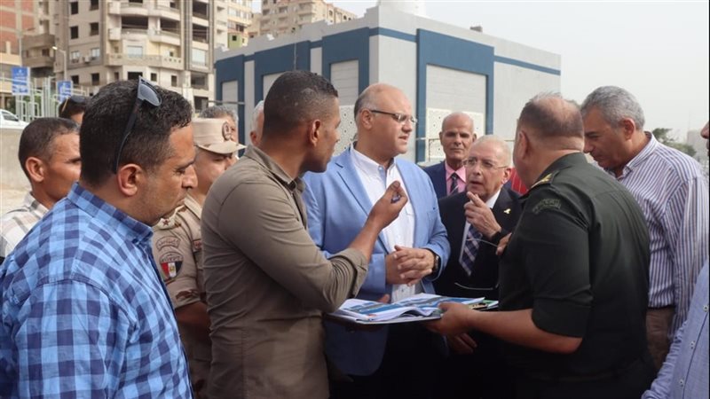 محافظ القليوبية خلال