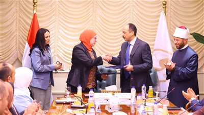بروتوكول تعاون بين وزارة الأوقاف والمركز القومي للبحوث الاجتماعية والجنائية
