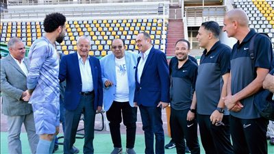 رئيس شركة المقاولون العرب يهنئ فريق الكرة بالعودة إلى الممتاز 