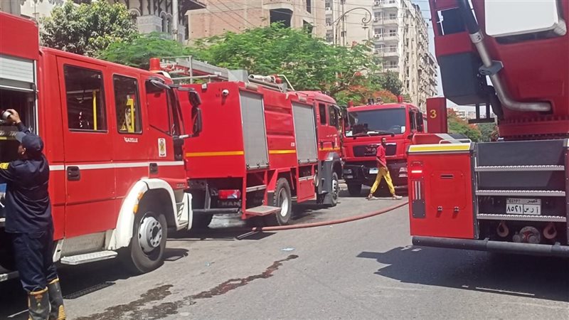 حريق بمطعم وجبات
