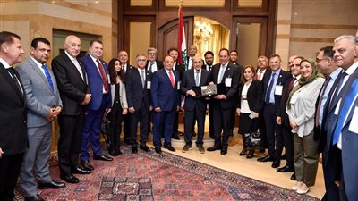 تفاصيل لقاء وفد المصرية اللبنانية لرجال الأعمال مع نبيه بري