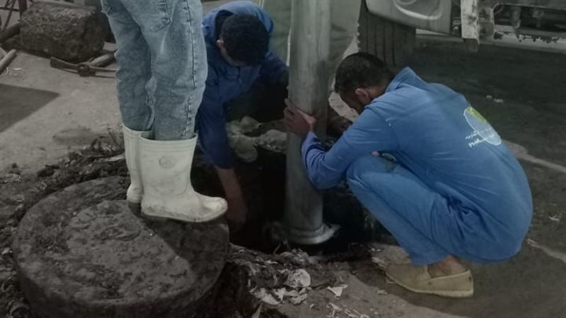 تطهير شبكات الصرف
