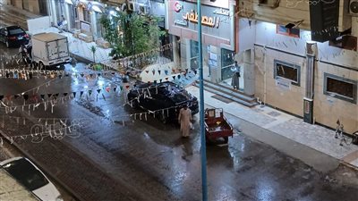 أمطار وبرق تضرب مرسى مطروح (صور)