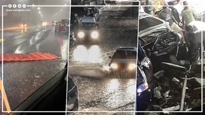 12 صورة ترصد آثار غزوة الرياح الشديدة والأمطار الرعدية المفاجئة على الإسكندرية