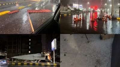 عودة الشتاء بالإسكندرية، عاصفة وأمطار رعدية تفاجئ المحافظة، ثلوج تغطي الشوارع، إعلان حالة الطوارئ، وخسائر فادحة في الممتلكات