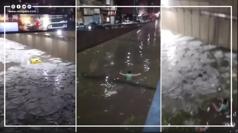 شاب يعرض حياته للخطر
