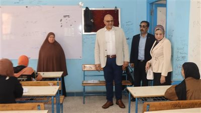 محافظ القليوبية يتفقد لجان امتحانات الشهادة الإعدادية في بنها وطوخ