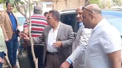 بعد اكتشافه تلاعبا في محطة أجا، محافظ الدقهلية يستوقف سيارة أسطوانات غاز (صور)