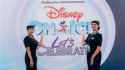 مصر للطيران الناقل الرسمي لعروض ديزني على الجليد في مصر 2025