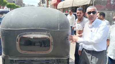 مصادرة 37 تابلوه ومكبر صوت خلال حملة مكبرة على التكاتك بالسنبلاوين (صور)