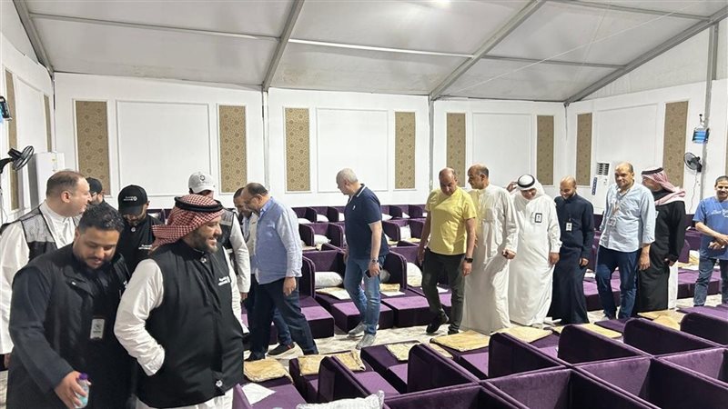 استلام مخيمات حجاج