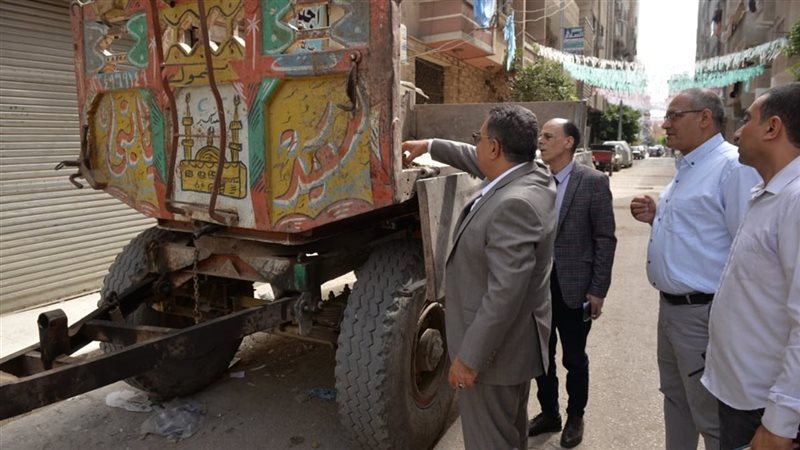 التحفظ علي جرار يلقي