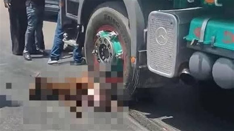 حادث تصادم على طريق