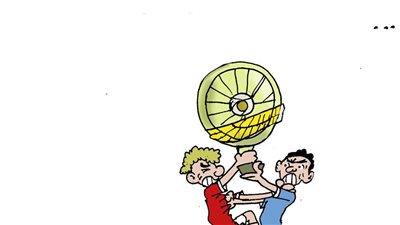 انتهاء الدوري في كاريكاتير فيتو