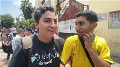 تباين آراء طلاب الشهادة الإعدادية بالجيزة حول امتحاني الهندسة والجبر (فيديو) 