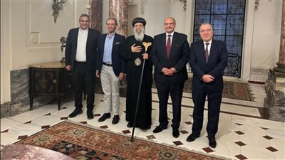 مساعد وزير الخارجية ينظم لقاءً على شرف الأنبا سارافيم أسقف إيبارشية وسط الغرب الأمريكي