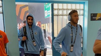 بيراميدز يصل لاستاد الدفاع الجوي لمواجهة صن داونز بدورى الأبطال (صور)