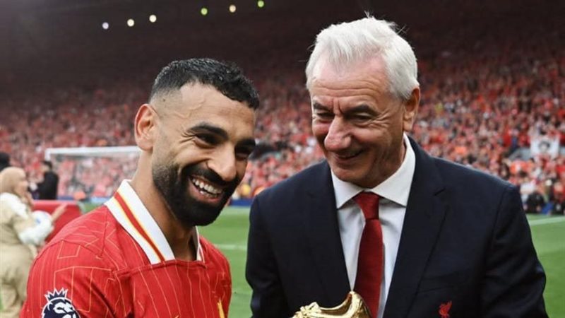 محمد صلاح وإيان راش