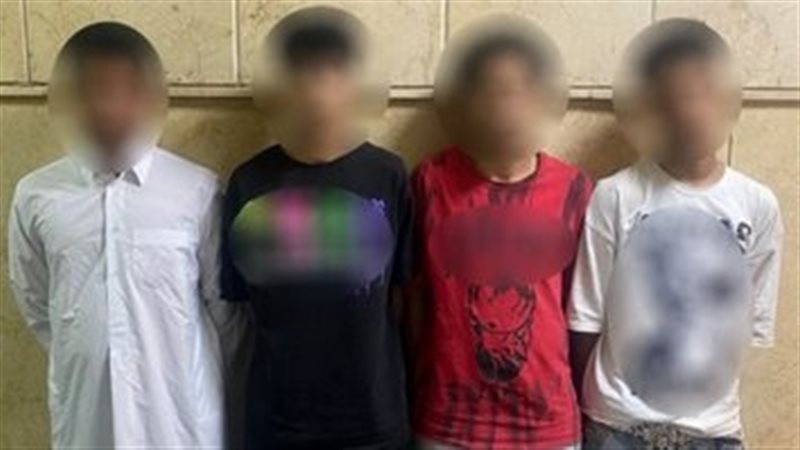 ضبط 4 أشخاص عاكسوا