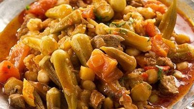 لعزوماتك في العيد، طريقة عمل طاجن البامية باللحمة 