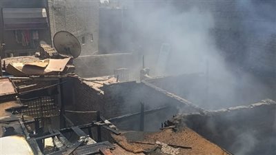 السيطرة على حريق شب في عقار مكون من أربعة طوابق بشبرا الخيمة