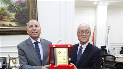 محافظ القاهرة يستقبل سفير اليابان بالقاهرة