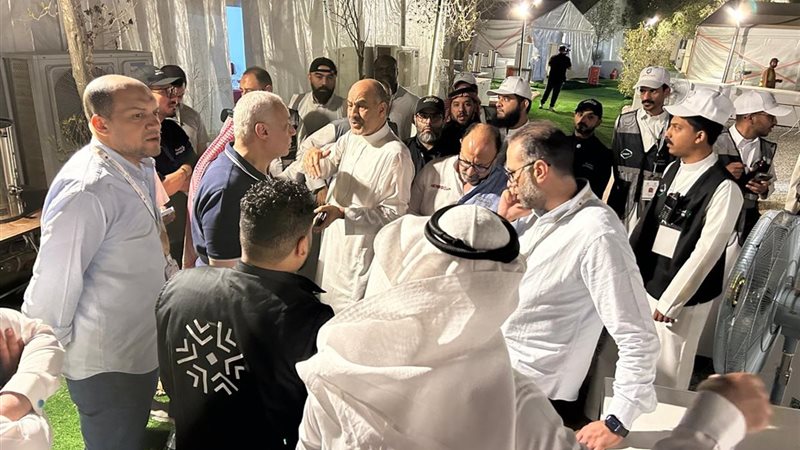 تفقد مخيمات الحجاج