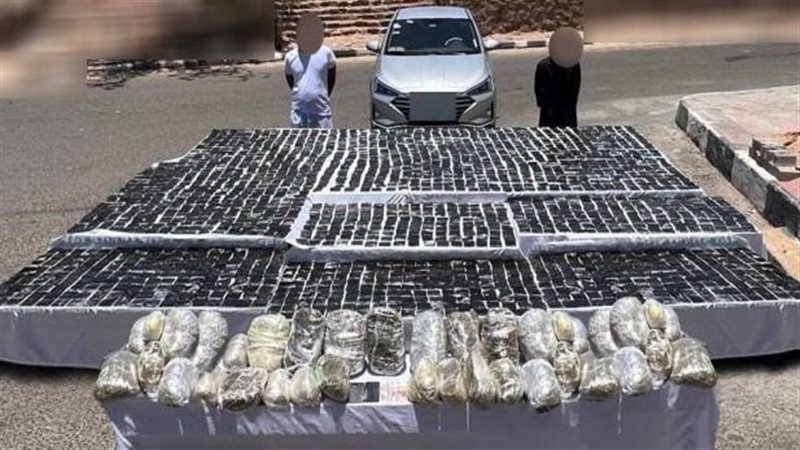 ضبط مواد مخدرة 