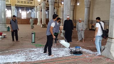 حملة نظافة موسعة بمساجد الغربية استعدادًا لعيد الأضحى