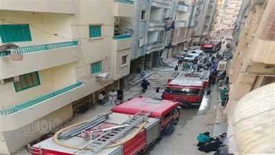 النيابة تنتدب المعمل الجنائي لبيان سبب حريق شقة بالجمالية