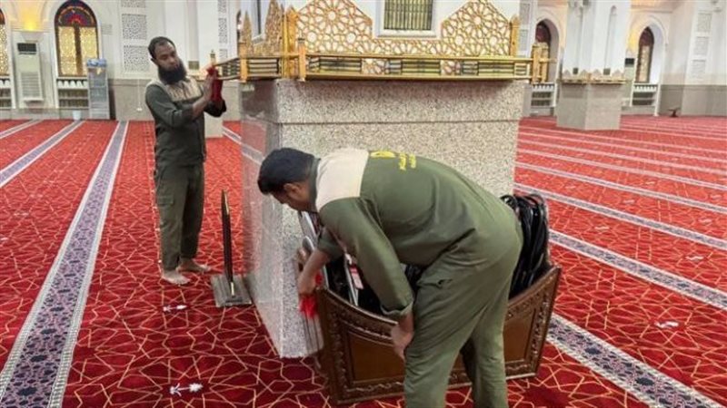 تجهيز مساجد المدينة،