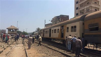 مصرع مسن صدمه قطار أثناء عبوره شريط السكة الحديد بالقليوبية