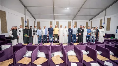 شركات السياحة تتسلم خيام الحجاج في منى وعرفات